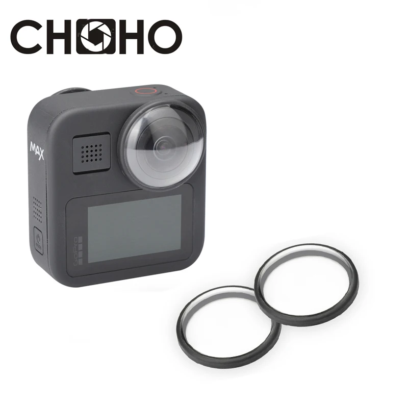 Cho GoPro Max UV Nắp Bảo Vệ Ống Kính Thủy Tinh Quang Học Lente Bao Bộ Lọc Cho Đi Pro Phụ Kiện 360 Camera Hành Động