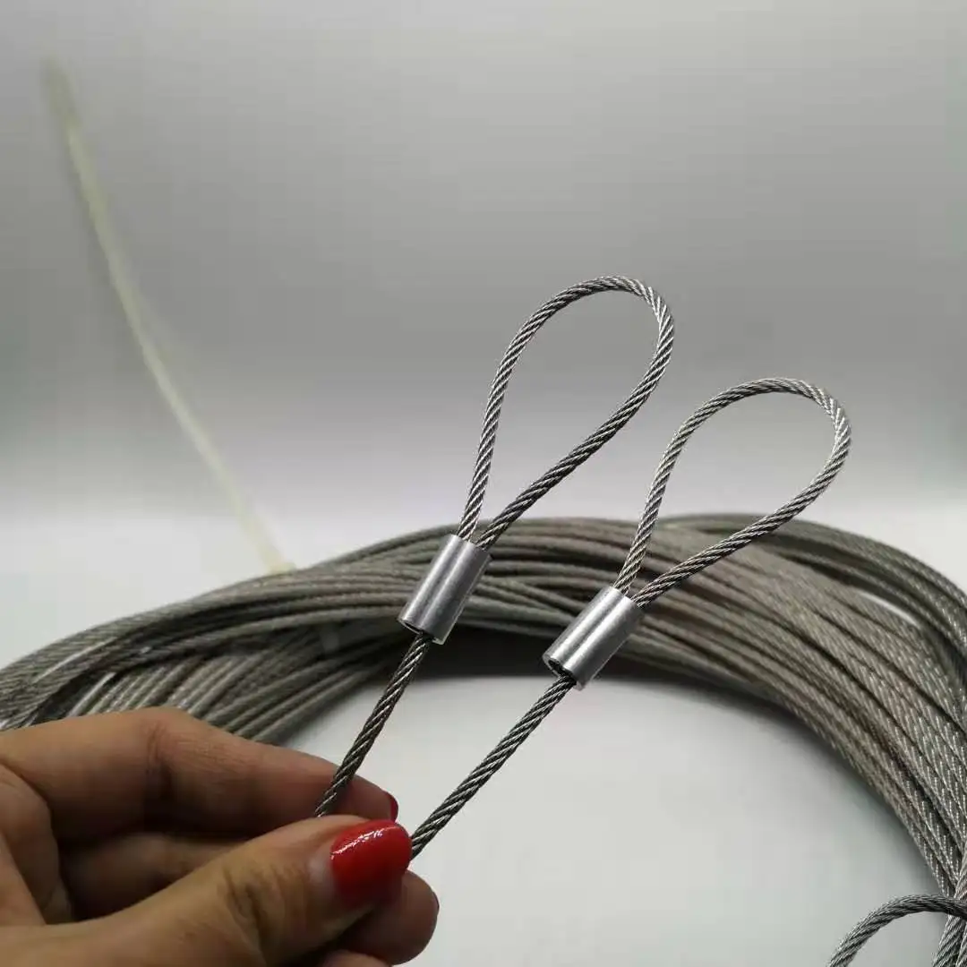 50M/100M/200M Đường Kính 1.5Mm 7X7 Xây Dựng 304 Dây Dây Thép Không Gỉ Alambre Mềm Hơn câu Cá Nâng Cáp