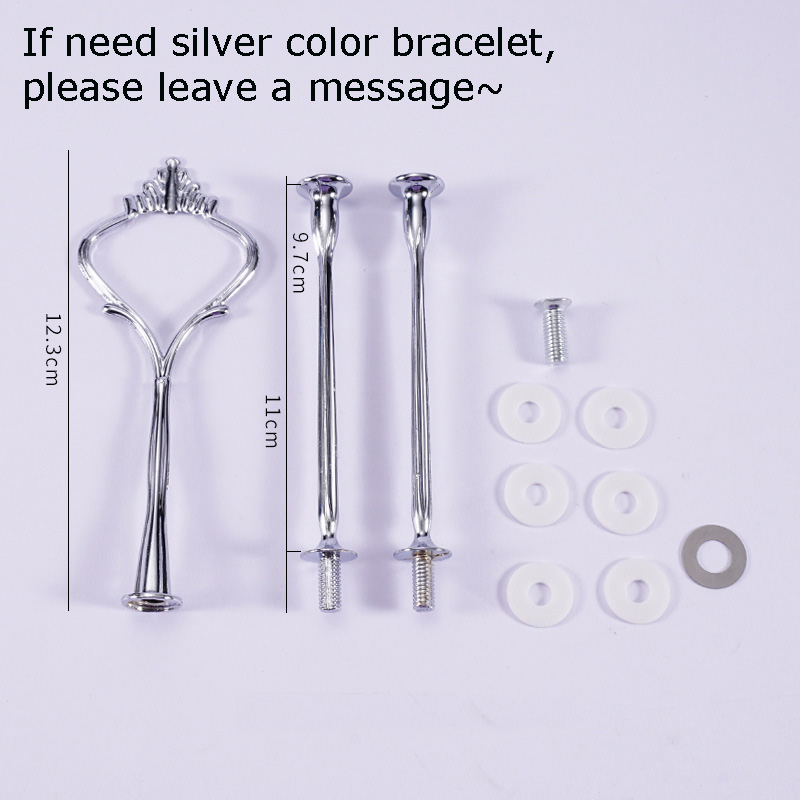 3 Tầng Khay Nhựa Khuôn Đế Bánh Khuôn Tạo Hình Cho Khay Silicon Đúc Khuôn Với Phần Cứng Phụ Kiện Làm Bánh Cupcake Phục Vụ chân Đế
