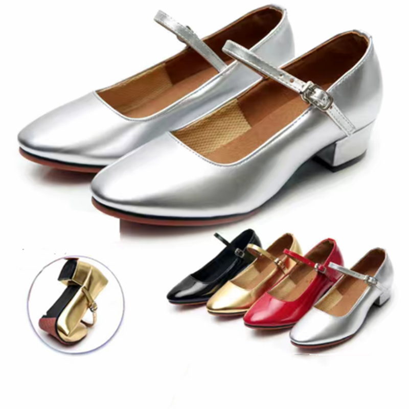 Ballsaal Indoor/Outdoor Party Modern Dance Schuhe Walzer Tango Tanzen Closed Toe Salsa Schuhe Für Mädchen Damen Frauen ferse 3,5 CM
