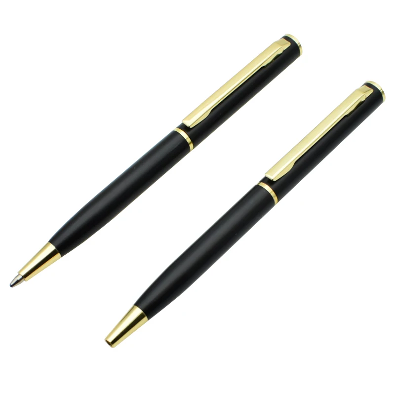 Mini rotierender Kugelschreiber im Taschenformat, Metallmaterial, 0,7 mm, schwarze blaue Tinte, Nachfüllung, Kugelschreiber, Büro, Schulbedarf, Schreibwaren