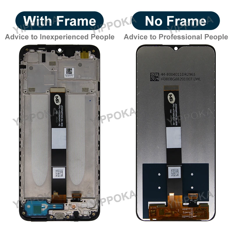 6.53 "para xiaomi redmi 9a display lcd m2006c3lg tela de toque digitador assembléia para redmi 9c lcd m2006c3mg peças reposição