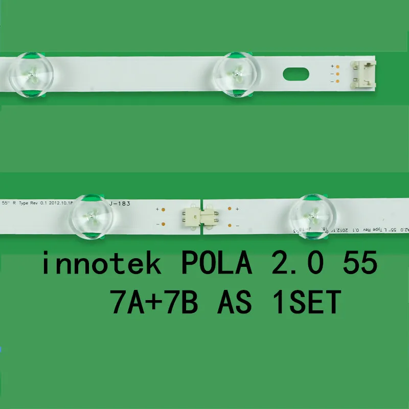Striscia lampada retroilluminazione 14PCS/LED 12leds per LG 55 "TV 55LN5400 55LN5200 INNOTEK POLA2.0 55 Innotek pula 2.0 55 55la620v 55LN549C