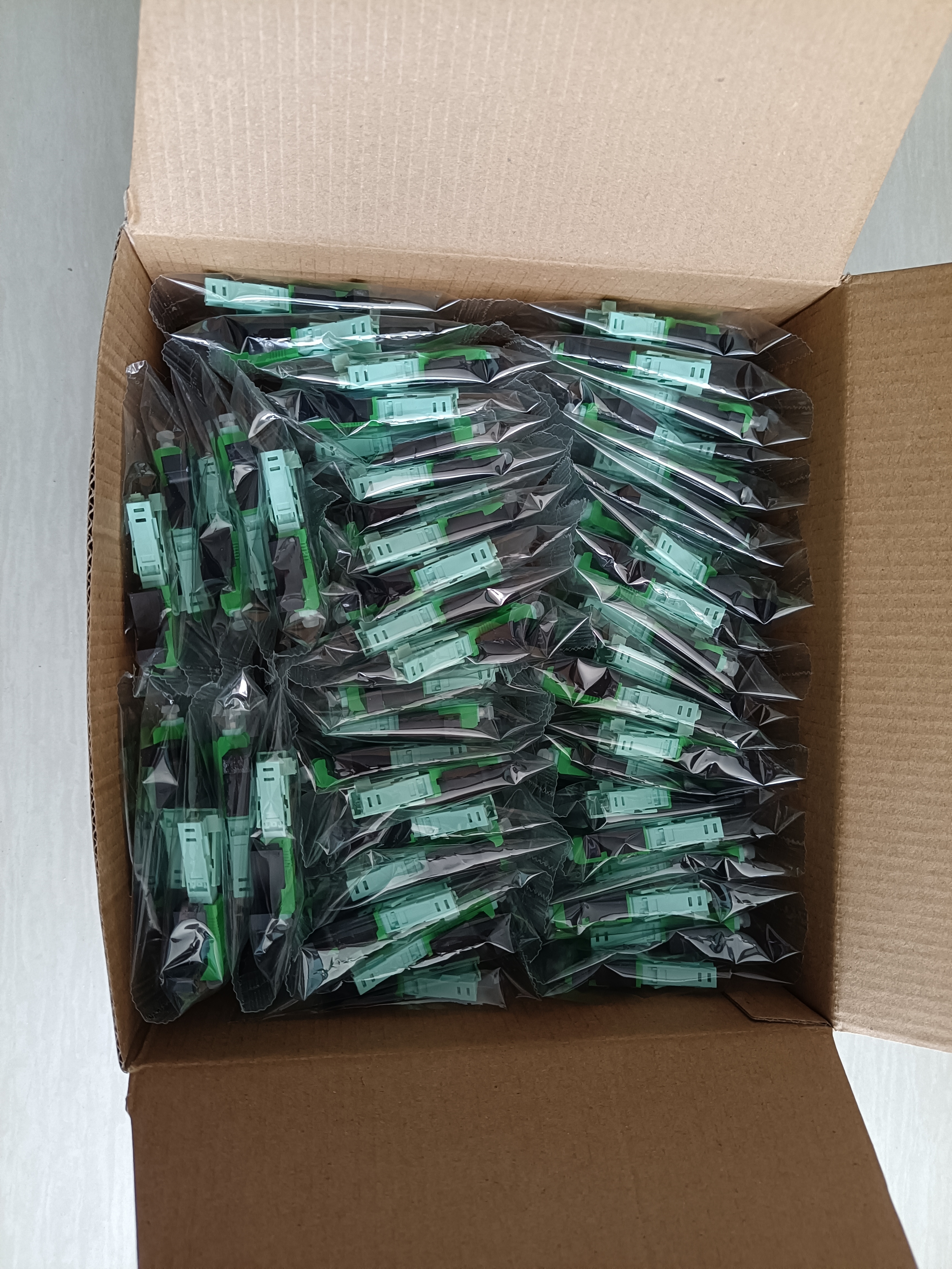 Alta qualidade 53mm sc apc sm conector óptico monomodo ftth ferramenta conector frio sc upc fibra óptica conector rápido