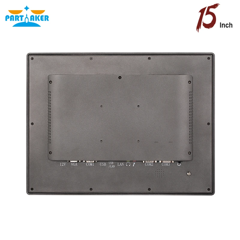 Przemysłowy komputer panelowy Partaker Z11 IP65 Wszystko w jednym PC z 15-calowym Intel Celeron J1800 J1900 z 10-punktowym pojemnościowym ekranem dotykowym
