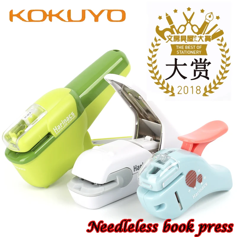 KOKUYO Chủ Lực Không Bấm Kim Harinacs Báo Chí SLN-MSH/DẶM/GIỜ Nổi Needleless An Toàn Và Thân Thiện với môi trường cho Văn Phòng, Sinh Viên