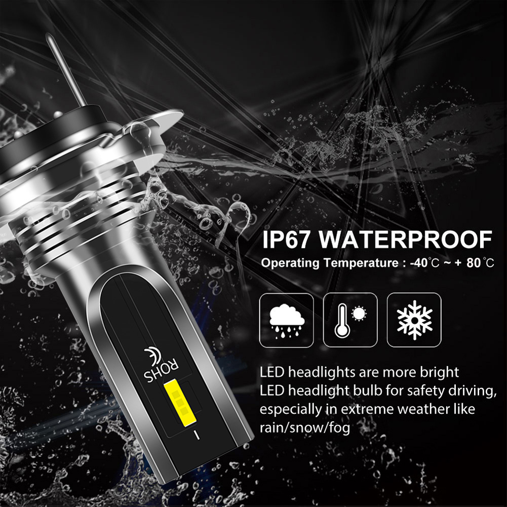 2 Chiếc H4 H7 H11 H10 LED Đèn Pha Ô Tô Bóng Đèn 3000K 6000K PSX24W 9005 HB3 9006 HB4 H8 h1 H3 Đèn Tự Động Ô Tô Lái Xe Đèn Sương Mù