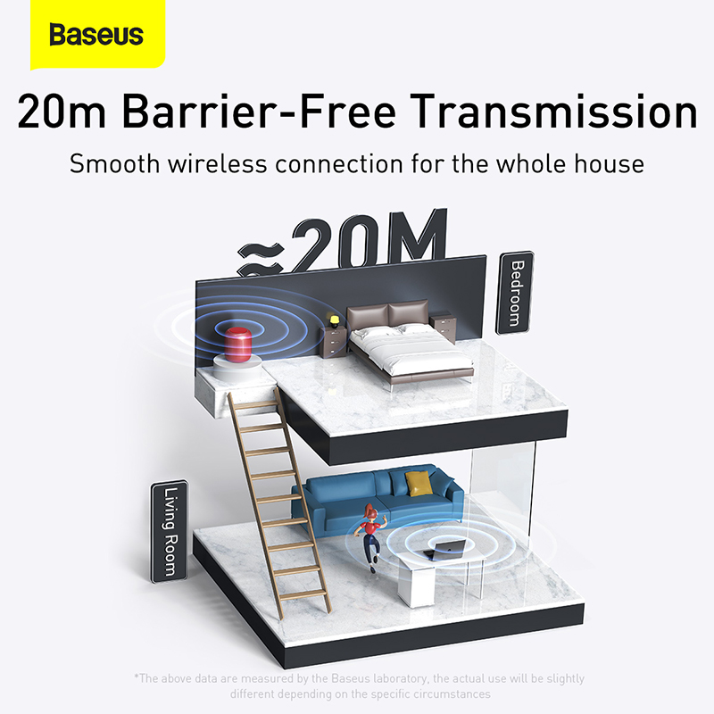 Baseus-Adaptador USB Bluetooth 5,1,5,0, transmisor receptor de Audio y música para PC, altavoz, portátil, ratón inalámbrico