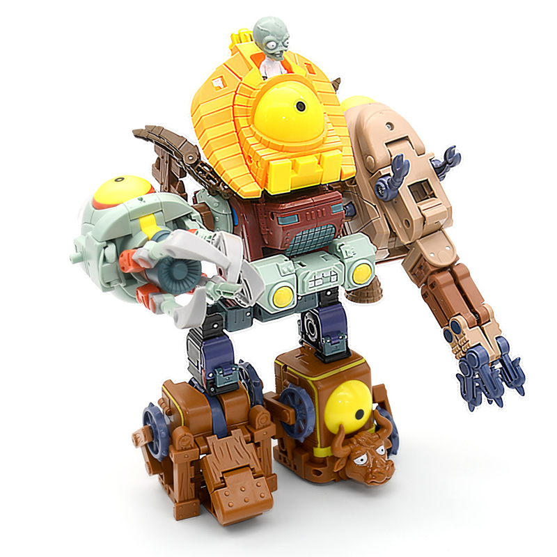 5 で 1 植物 vs. ゾンビパッケージ男の子のためのボスロボット人形 PVZ ゾンビ知育玩具 PVC アクションフィギュアモデルおもちゃ子供ギフト