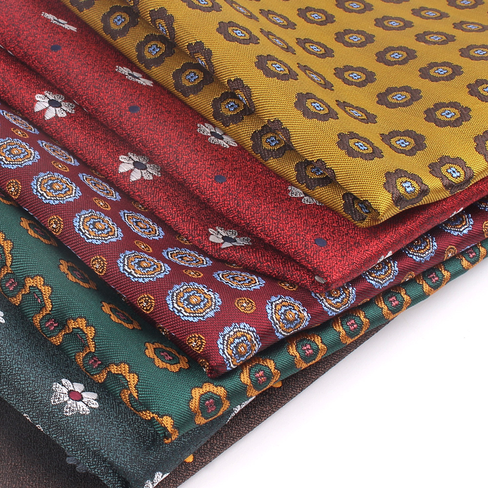 แฟชั่นลายพ็อกเก็ตสแควร์สำหรับผู้ชายผู้หญิงหน้าอกผ้าเช็ดตัว Hanky โพลีเอสเตอร์ Hankies ผู้ชายชุดผ้าเช็ดหน้าดอกไม้กระเป๋าผ้าเช็ดตัว