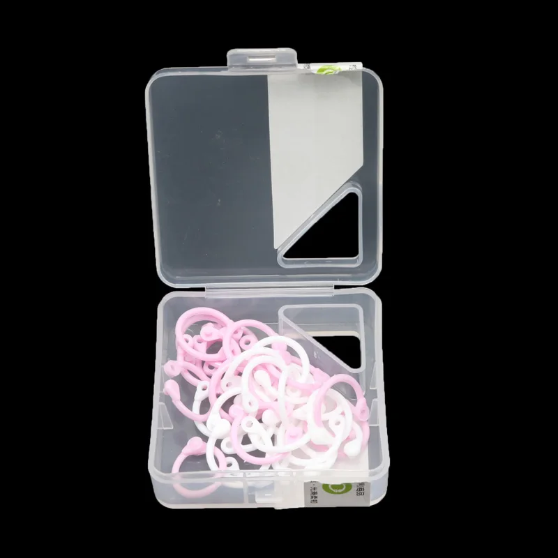 32 ชิ้นพลาสติกสร้างสรรค์ Multi - Function วงกลมแหวนอัลบั้ม DIY หลวม Book Binder Hoops Office Binding Supplies
