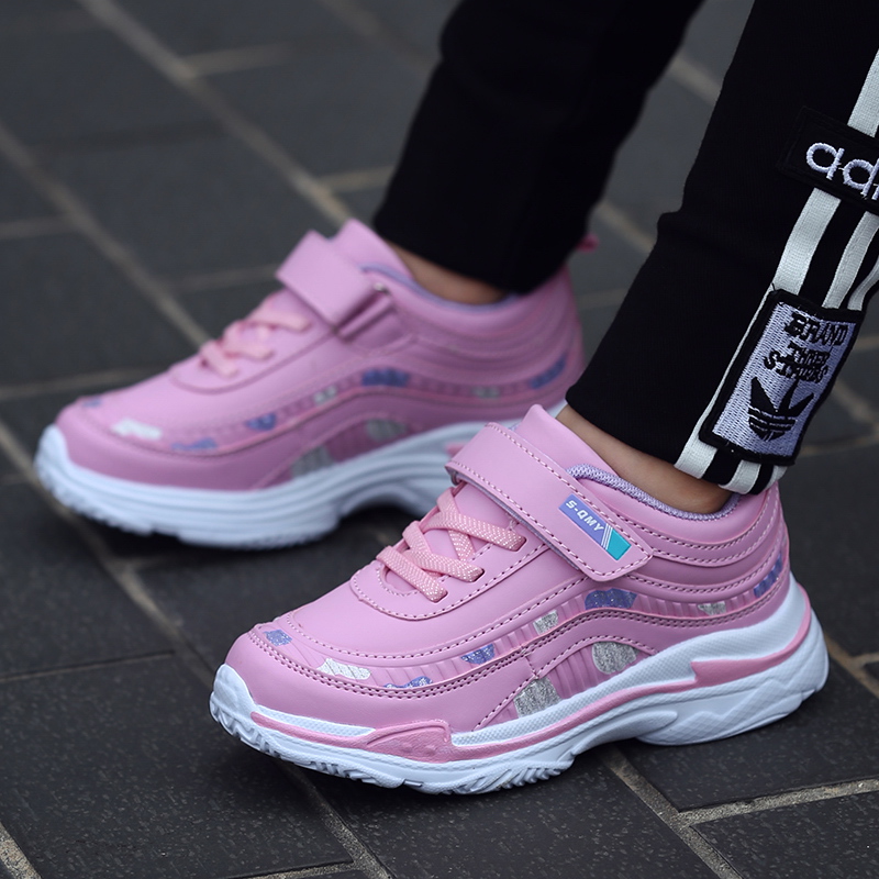 Mädchen Sport Schuhe Wasserdichte Laufschuhe Kinder Turnschuhe Tenis Infantil Rosa Atmungsaktive Antislip Kinder Schuhe Chaussure Enfant