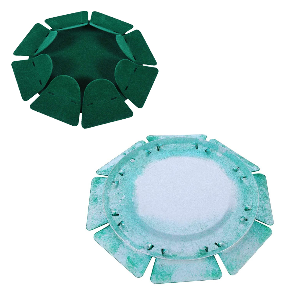 Flocado de superficie para práctica de Golf, Putter con agujeros, ayuda para entrenamiento, pelota de Golf para interiores y exteriores, práctica en todas direcciones, Putte