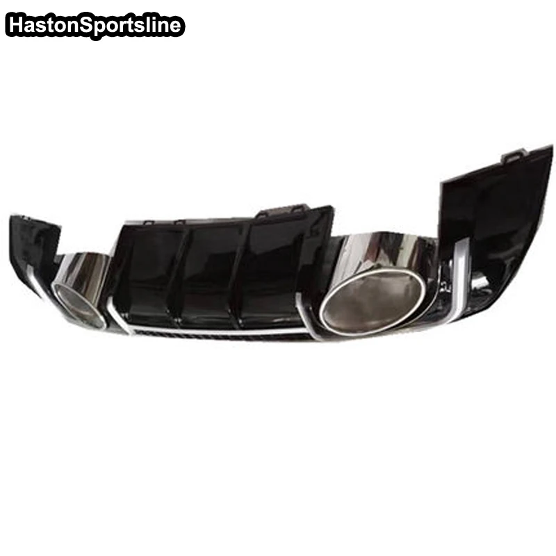 Untuk Audi TT 2015-2020 TT ABS Bumper belakang Lip Diffuser Spoiler knalpot Aksesori Mobil (hanya cocok standar TT)