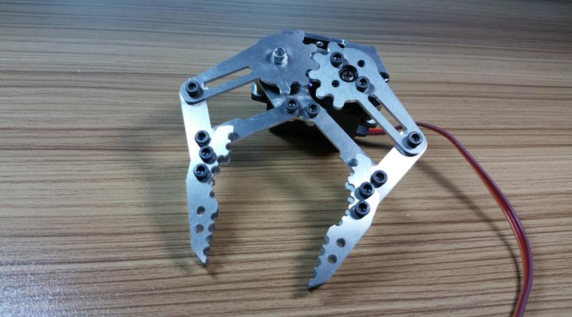 Silber Metall Roboter Arm Greifer Hand Klaue Klemme Roboter Kit mit mg996r Servo für Arduino DIY Projekt Stiel Spielzeug Teile
