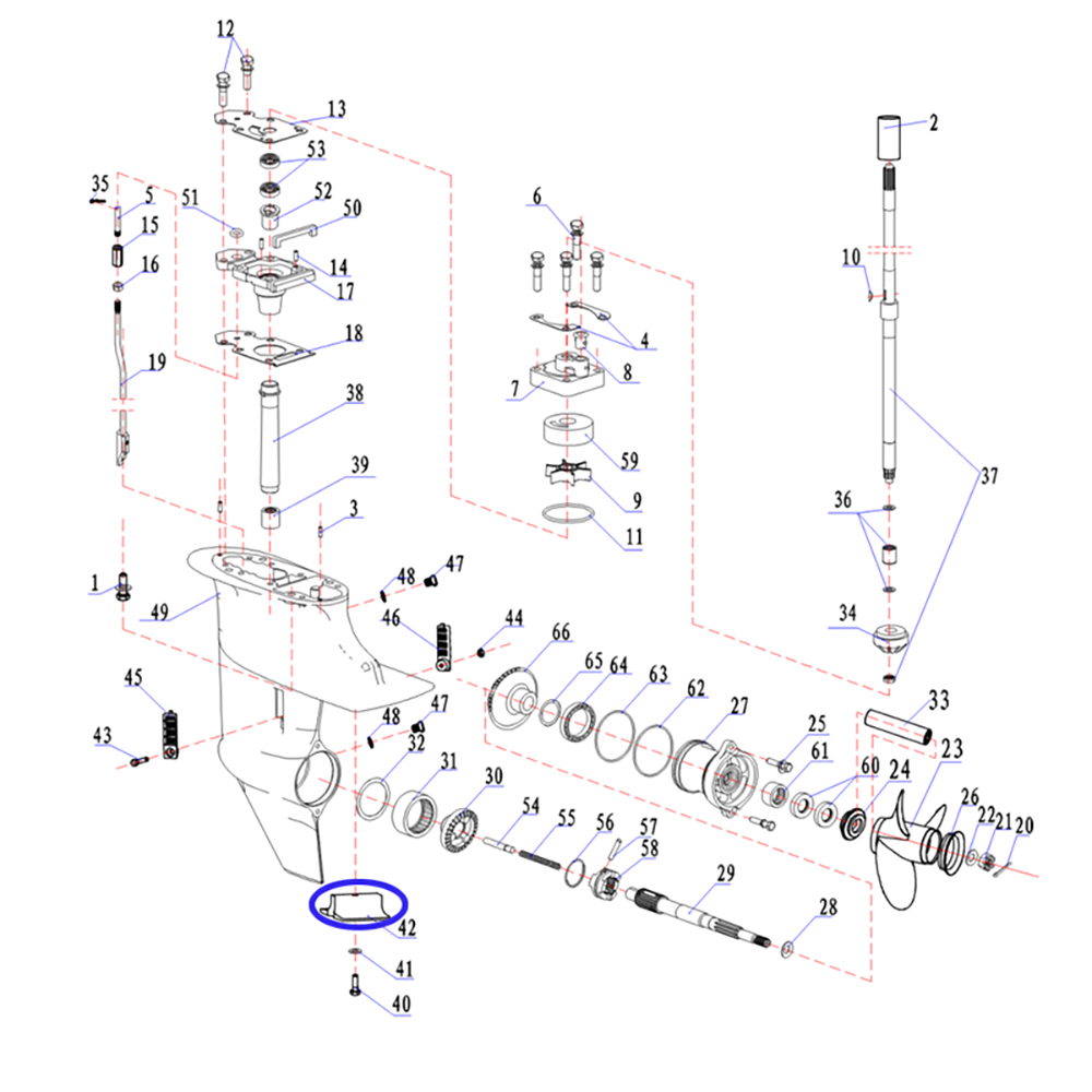 Anode 61N-45251-01 Für Yamaha 2-Takt 9,9 PS 15 PS Bootsmotor