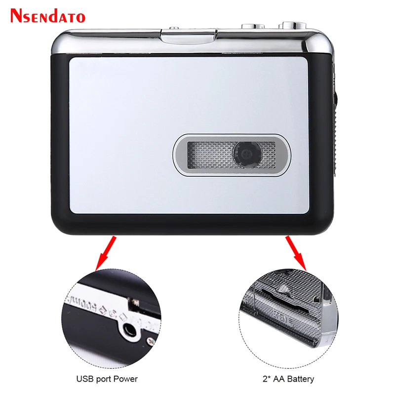 Ezcap 231 USB-Kassettenband, Musik-Audio-Player zu MP3-Konverter, Klebebänder, Kassetten-Player-Recorder, sparen Sie MP3-Dateien in USB-Flash/USB