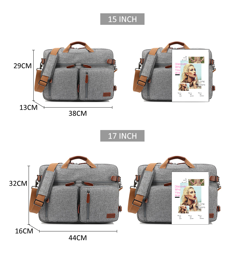 17,3 Vintage Aktentaschen Männer Büro Laptop Arbeit Tasche Mann Cabrio Business Multifunktions Computer Handtasche Reise Tote Tasche XA229