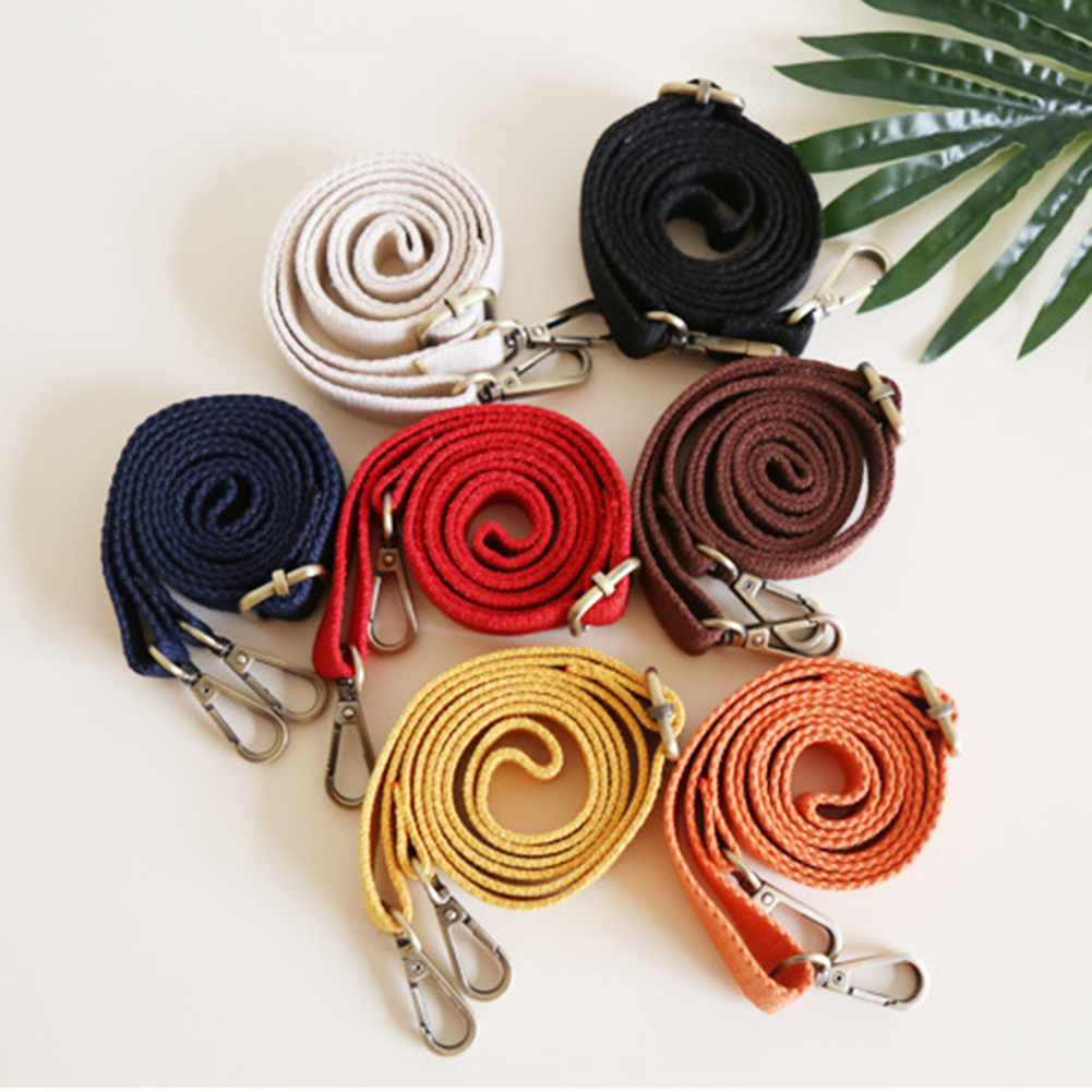 130 cm Canvas Verstellbarer Taschengurt Unisex Mode Ersatz Candy Color Tasche Schultergurt Gürtel Reine Farbe Taschenzubehör