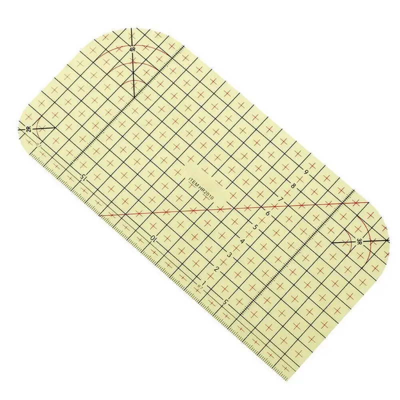 1PCS Ironing Ruler Measuring Tool Hot Patchwork Tailor Craft Cloth Cutting Rulers Patchwork Ruler Quilting Rule