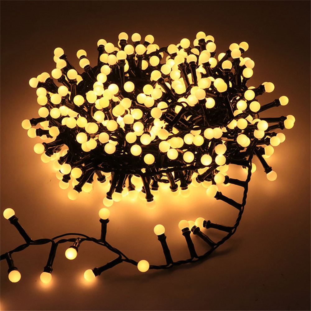 5/10m LED Globus Ball String Lichter im Freien wasserdichte Weihnachts girlande Fee Garten Lichter für Party Hochzeit Urlaub Dekoration