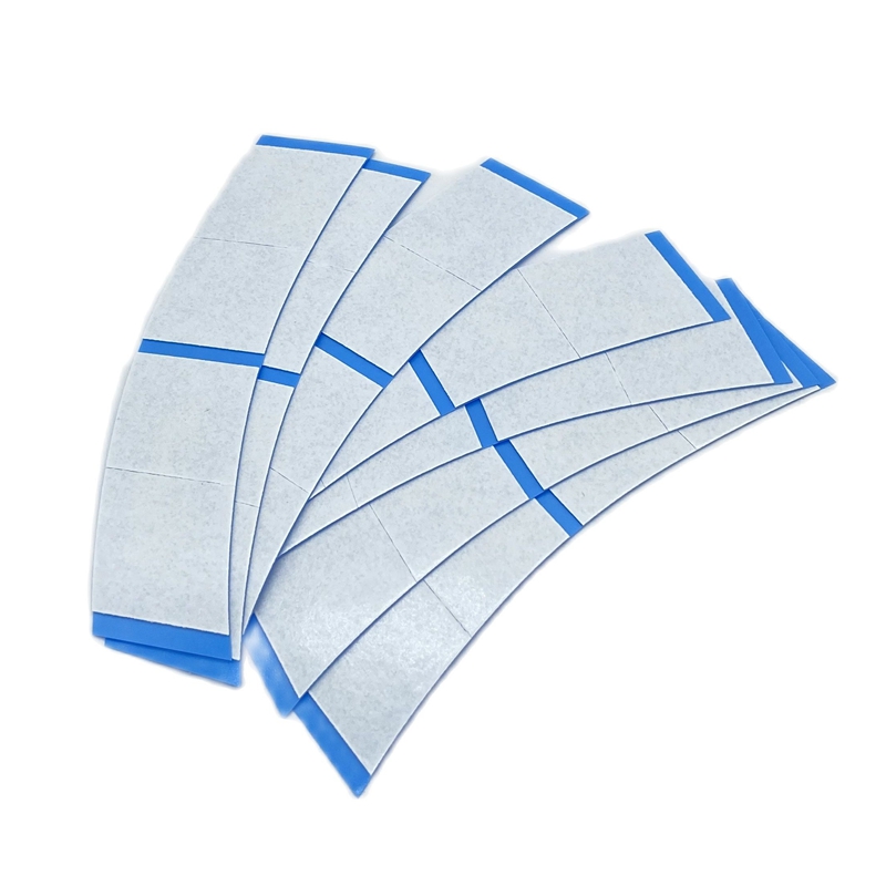 Двусторонняя кружевная лента, синяя, 8,6*2,2 см