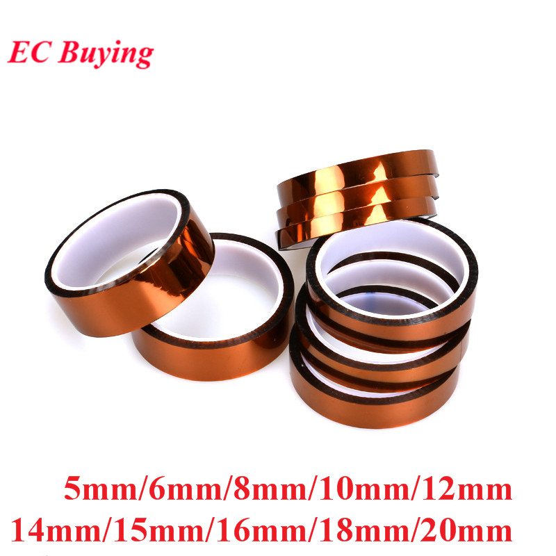 Hochtemperatur-Wärmeband, Wärmedämmband, Polyimid-Klebstoff, isolierendes Klebeband, 3D-Drucktafel-Schutz