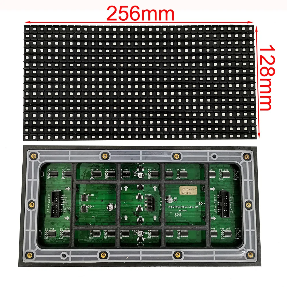 Vendita speciale P8 SMD modulo LED esterno HUB75 interfaccia 1/4 corrente di scansione