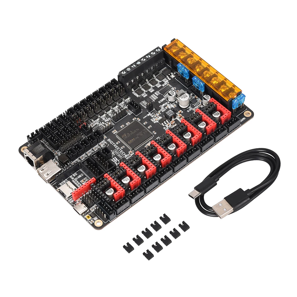 หน้าจอ: หน้าจอ: BTT OCTOPUS V1.1 32bit ควบคุม TMC2209 TMC2208 UART 3D ชิ้นส่วนเครื่องพิมพ์เมนบอร์ด Ender 3 V2 อัพเกรดสําหรับ VORON