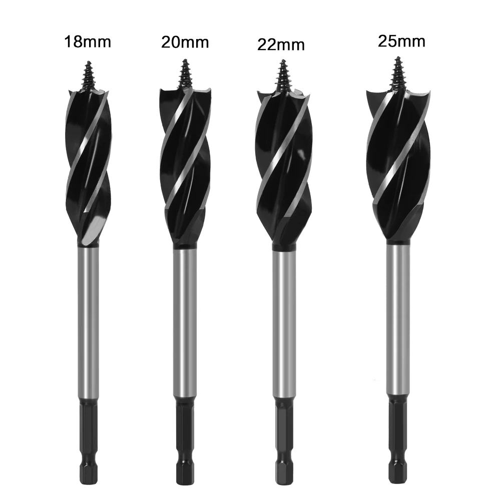 4-9Pc Xoắn Bộ Mũi Khoan Gỗ Nhanh Cắt Auger Thợ Mộc Joiner Dụng Cụ Mũi Cho Cắt Gỗ phù Hợp Cho Chế Biến Gỗ