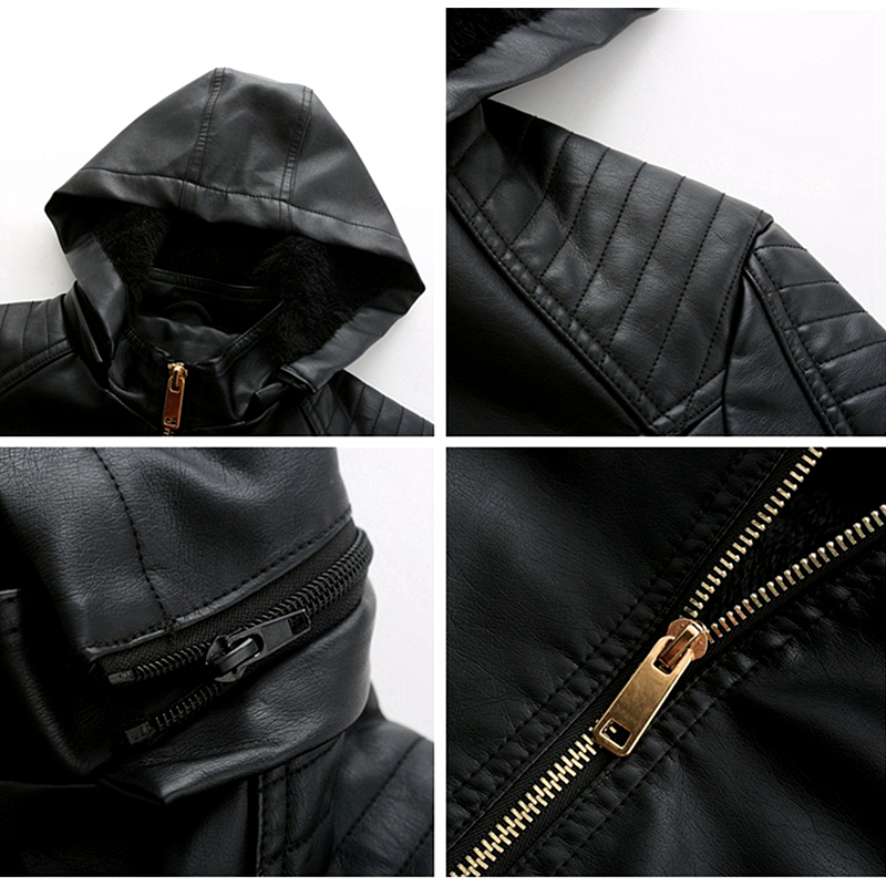 ฤดูหนาวใหม่สีดำขนแกะ Hooded เสื้อหนังเสื้อแจ็คเก็ตผู้หญิงแฟชั่น Trim รถจักรยานยนต์ผู้หญิงเสื้อสวิตช์ซิปสีแดงสีกากีสีเทา