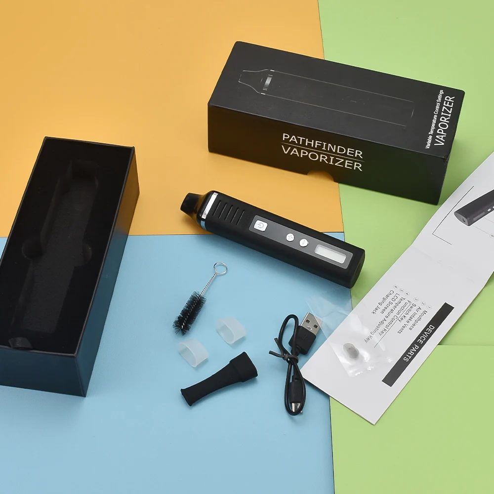 Coolvape Pathfinder V2 Vaporizer Dry Herb Vape Kit 2200 mAh mit OLED-Display Dampftemperaturregelung Pathfinder II Kräuterstift-Set