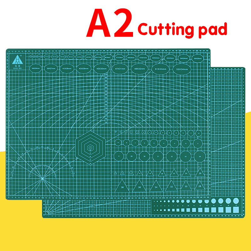A2 placa de corte grade linha auto-cura placa de corte artesanato cartão multicolorido dupla face desktop almofada de corte manual 60*45cm
