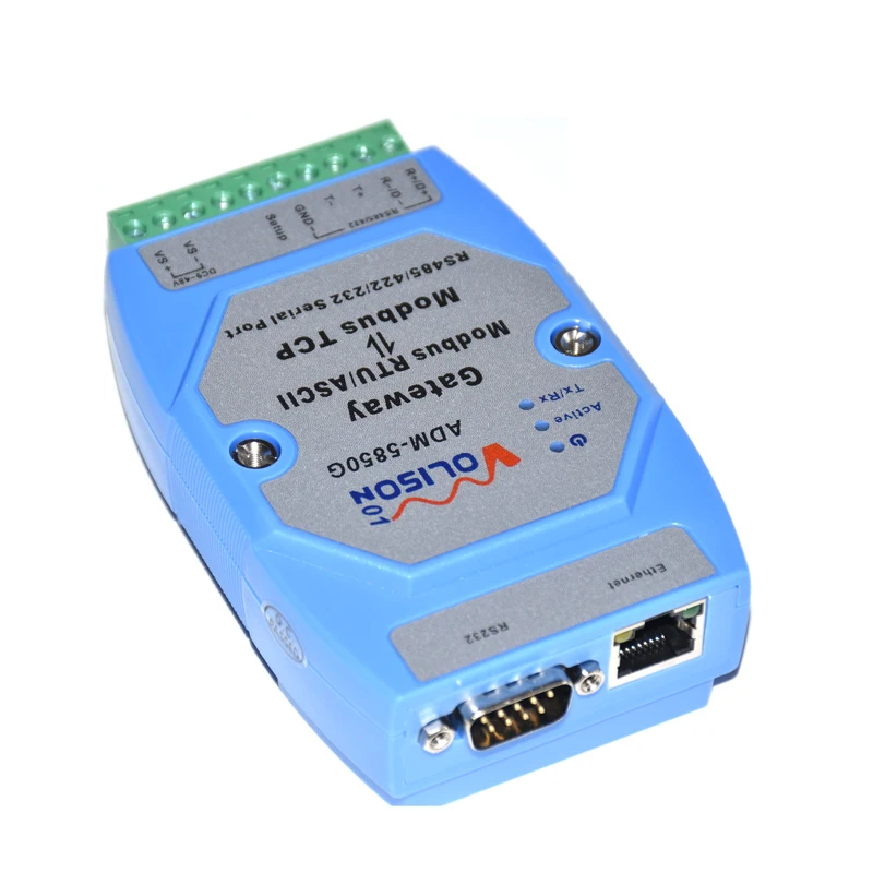 ADM-5850G Industriële Modbus-gatewayserver, MODBUS RTU/ASCII naar Modbus TCP, ondersteuning voor PLC seriële poort