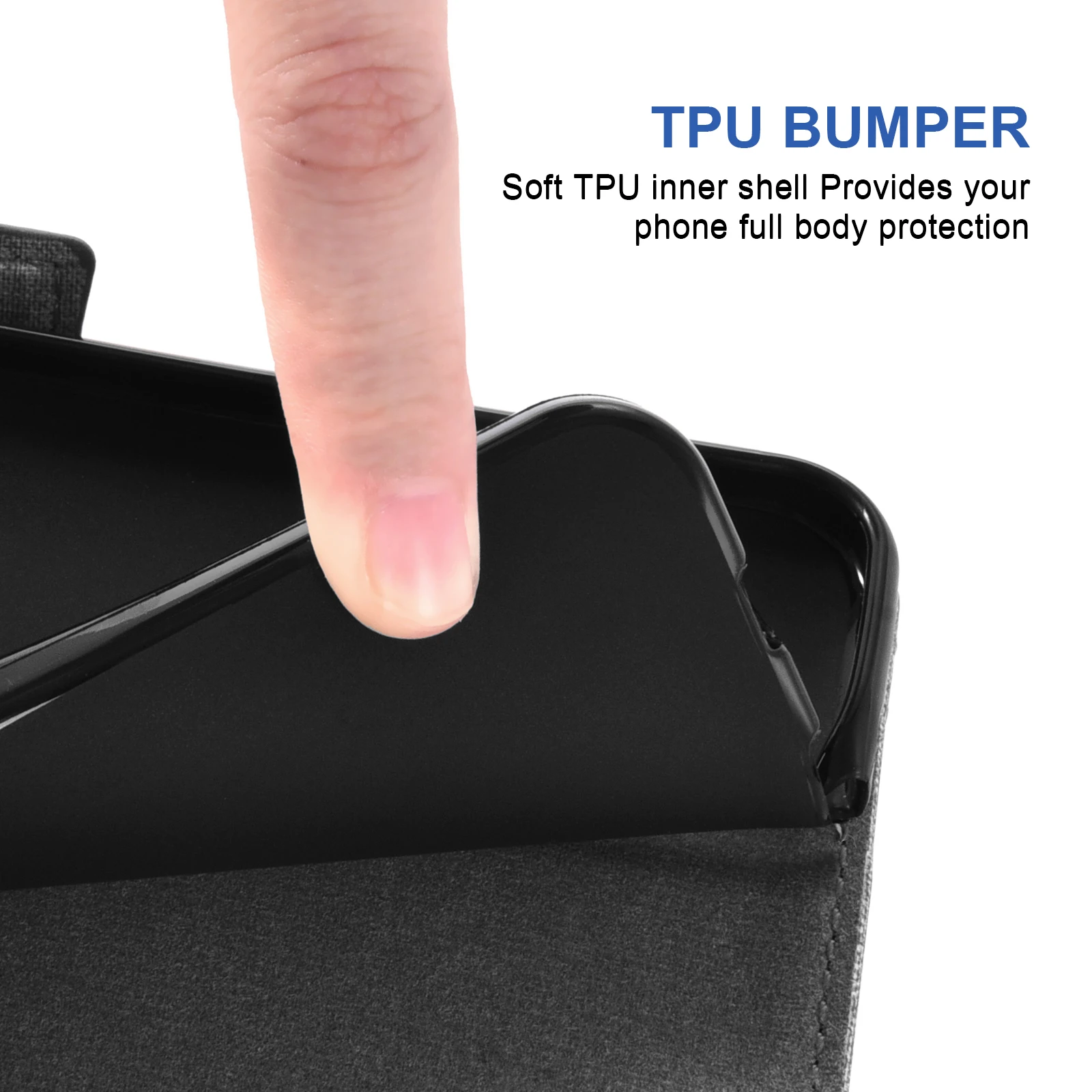 Casing Ponsel Dompet Berputar Pola Jean untuk TCL Revvl 4 Revvl 4 Plus Revvl 5G Sampul Kulit Volta