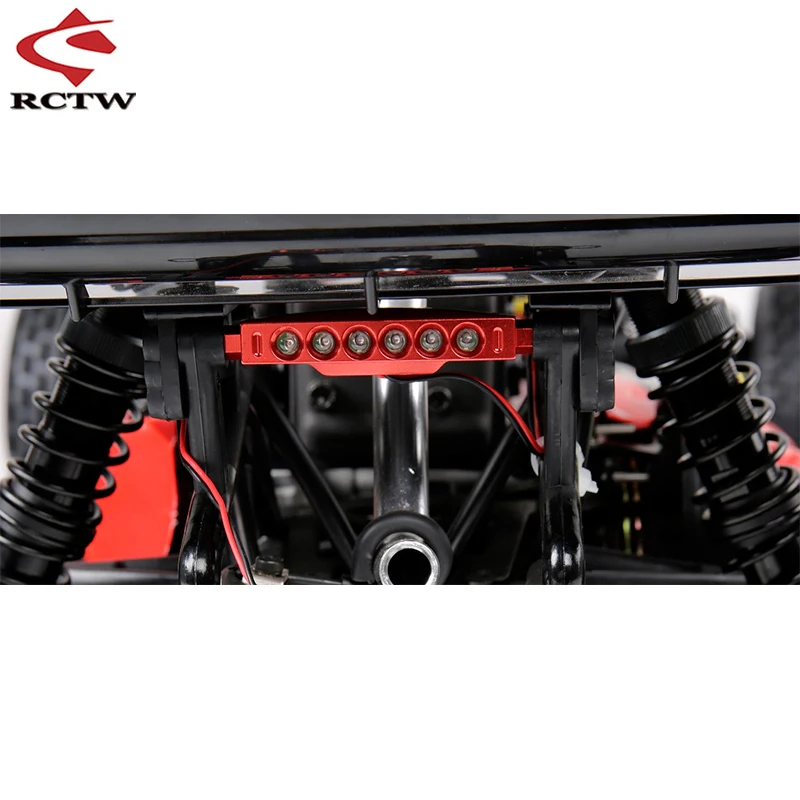 Lampu Belakang Lampu Campuran Logam CNC untuk Suku Cadang Mobil Rc 1/5 Hpi Rovan Km Baja 5b