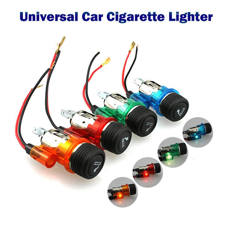Novo 12v 120w de alta qualidade isqueiro prático seguro durável moda motocicleta auto barco tomada tomada para carro