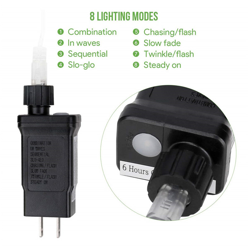 가정을 위한 거리 화환 크리스마스 훈장 2025 꽃줄 Led 튜브 로프 스트링 라이트 플러그 작동 10/20/30/40M 새해 2025 크리스마스/발렌타인/웨딩/파티/가정/정원 장식