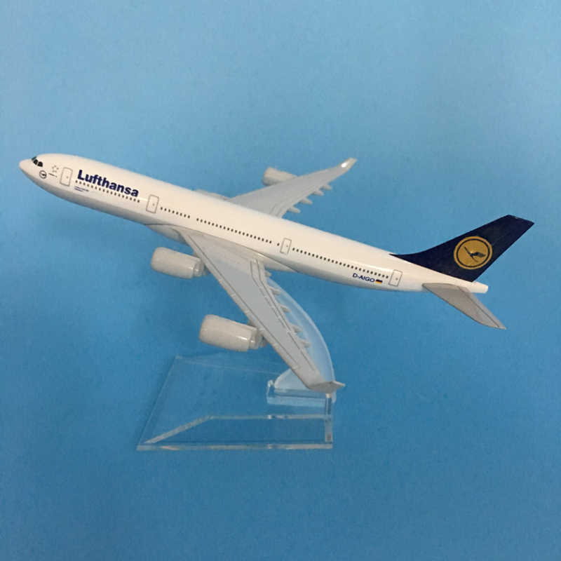 JASON TUTU 16Cm Lufthansa Airbus A340 Mô Hình Máy Bay Máy Bay Máy Bay Mô Hình Diecast Kim Loại Quy Mô 1/400 Máy Bay Dropshipping