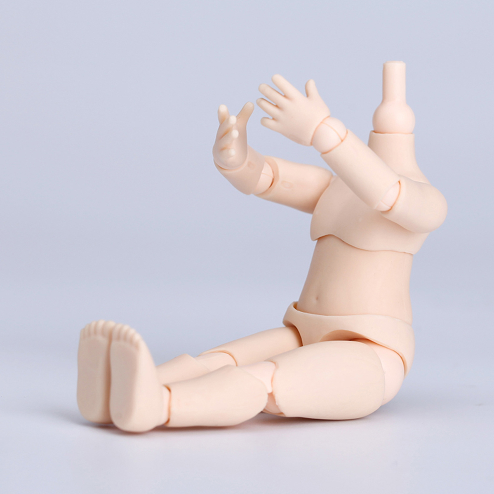 11 см obitsu11 1/12bjd обнаженные Детские куклы подвижные шарнирные 19 шарниров ob11 BJD кукла YMY, ГК белые кожаные тела модные куклы с рукой