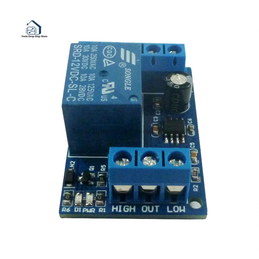 Bomba 2 en 1, controlador automático de agua, CC de 12V, Sensor de nivel de líquido, módulo de relé de interruptor para Motor, pecera, Waterhouse Irriga