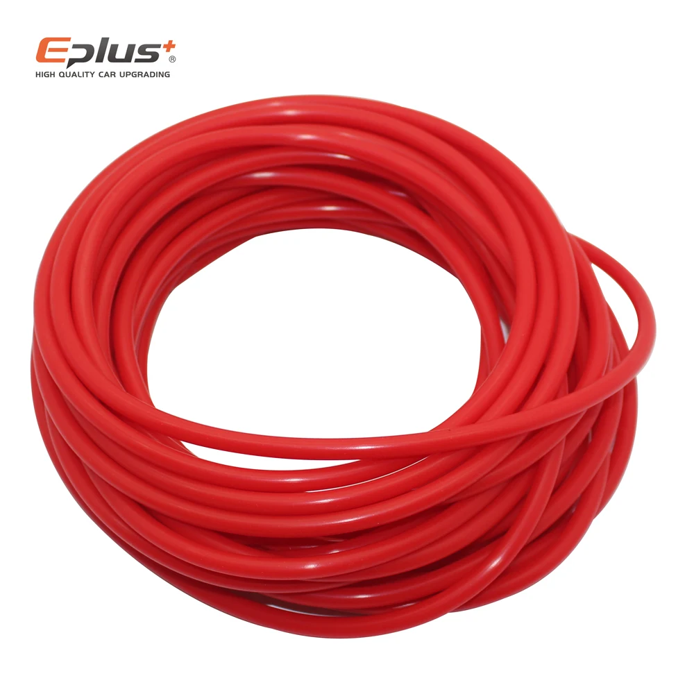 EPLUS Silikon-Vakuumschlauch, Silikonschlauch, universell, 3 mm, 4 mm, 6 mm, 8 mm, 10 mm, 12 mm, rote Autoteile, kostenlose Lieferung
