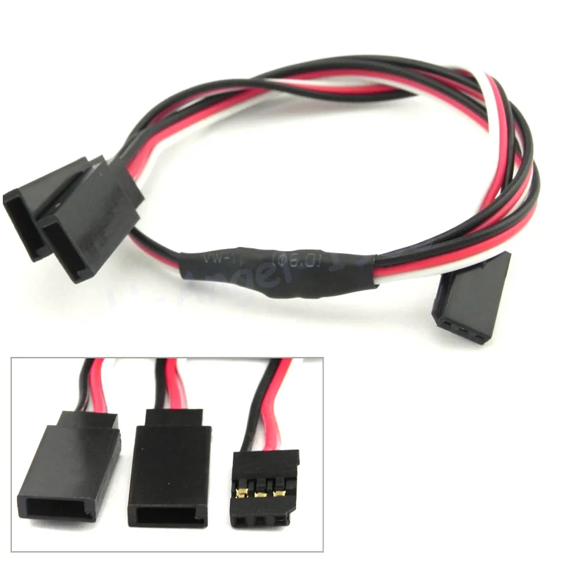 5 ชิ้น/ล็อต 150 มม.300 มม.500 มม.RC Servo Y สายไฟสายไฟสําหรับ JR Futaba Rc แบตเตอรี่ Drone รถเรือเฮลิคอปเตอร์เครื่องบิน
