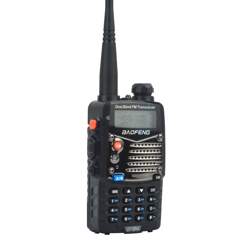 BAOFENG walkie talkie UV-5RA VHF/UHF banda Dual 5W 128CH Radio FM portátil de dos vías con auricular