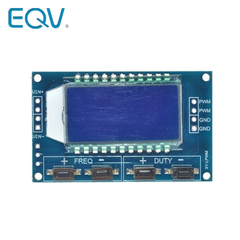 Generador de señal PWM, módulo ajustable de ciclo de trabajo de frecuencia de pulso, pantalla LCD, 1Hz-150Khz, 3,3 V-30V, módulo de placa PWM