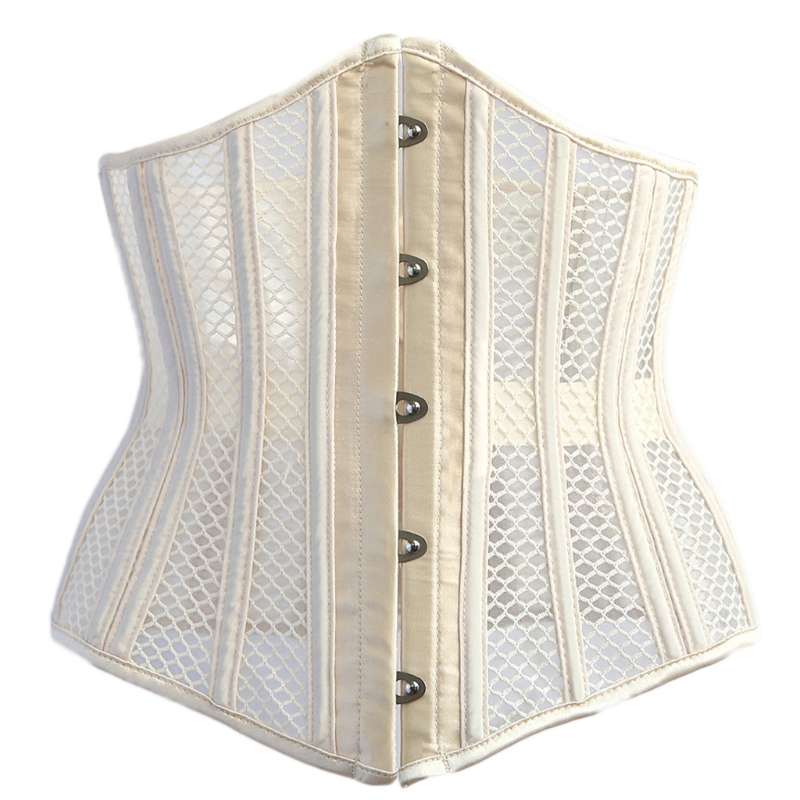 U2JF Push Up Bustier Steampunk Unterbrust Korsett Stahl Ohne Knochen Push Up Bustier Korsett Taille Shaper Shapewear Gürtel Schwarz