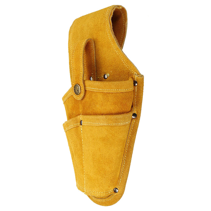 Rindsleder Bohrer Holster Taille Werkzeug Tasche Langlebige Elektrische Taille Gürtel Werkzeug Tasche Tasche Mit Gürtel Für Bohrmaschine Elektrische Schraubendreher