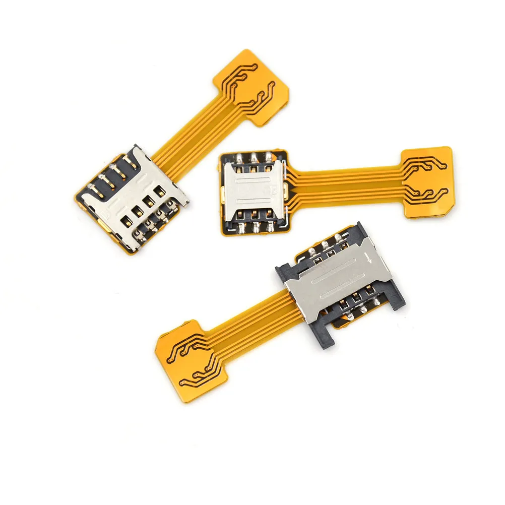 Hybrid Doppel Dual Sim Karte Adapter Micro SD Nano Sim Verlängerung Adapter Für Xiaomi/Redmi Für Samsung/Huawei