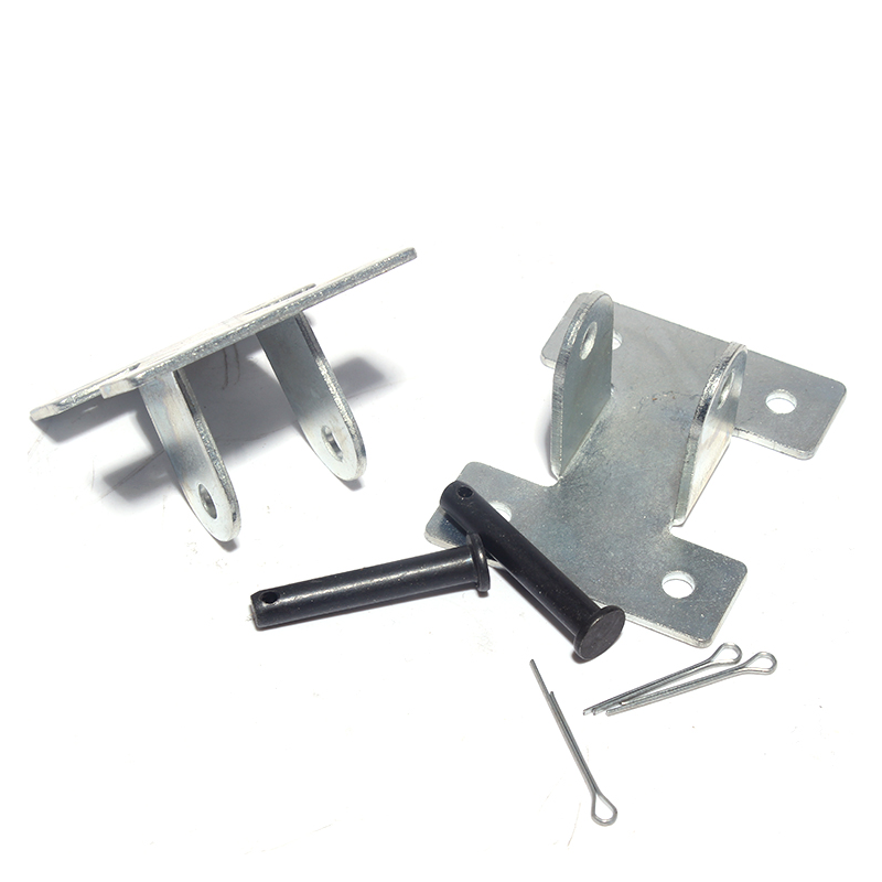 2pcs silver electric Push Rod Motor Heavy Duty Linear Actuator Bracket DC Reciprocating Motor Portable Mounting Bracket