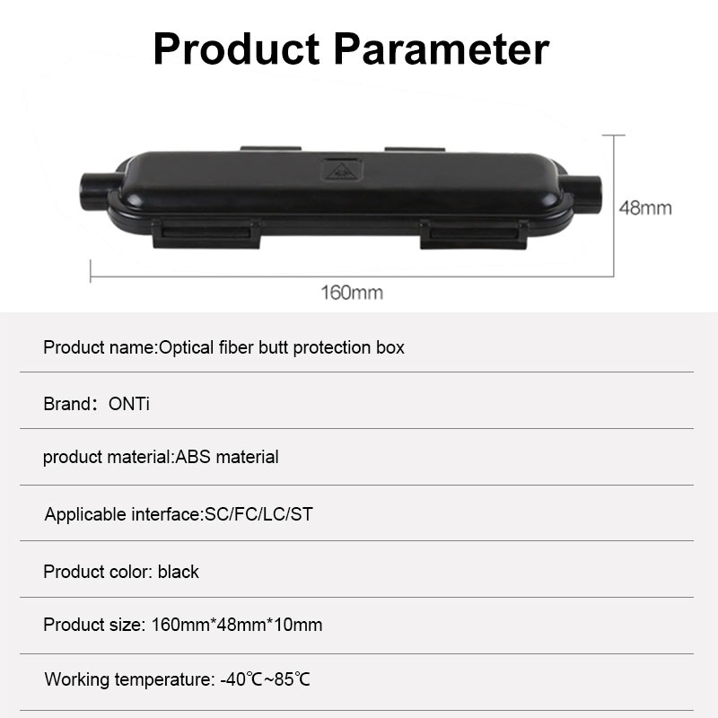 ONTI 10 шт. FTTH Drop коробка для защиты оптического волокна Кабель Rotection коробка с SC Тип адаптера Водонепроницаемая защищенная коробка